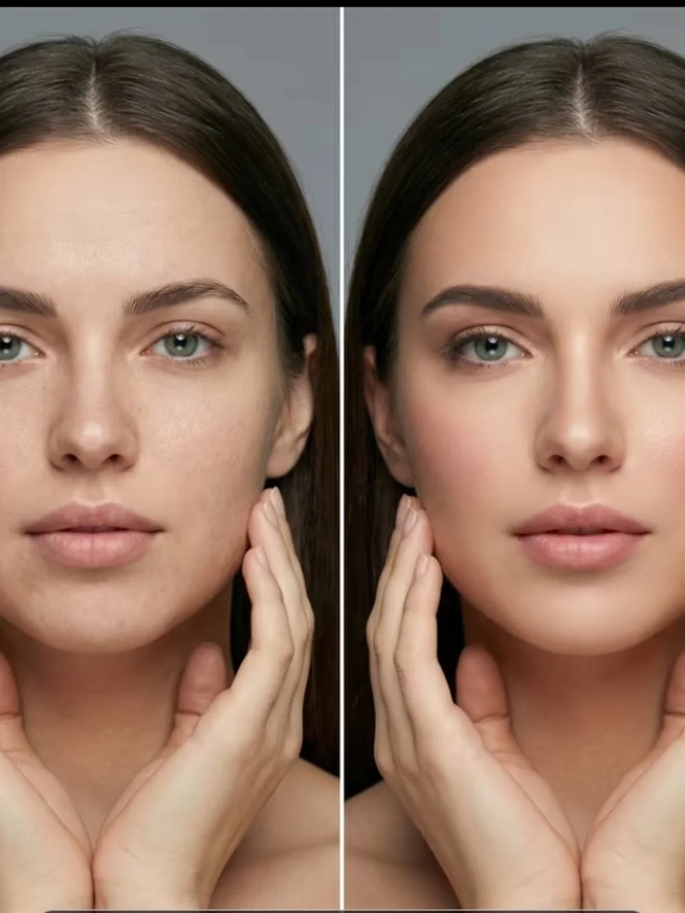 Marbled Baked Blush and foundation - Pink & Beige Shades